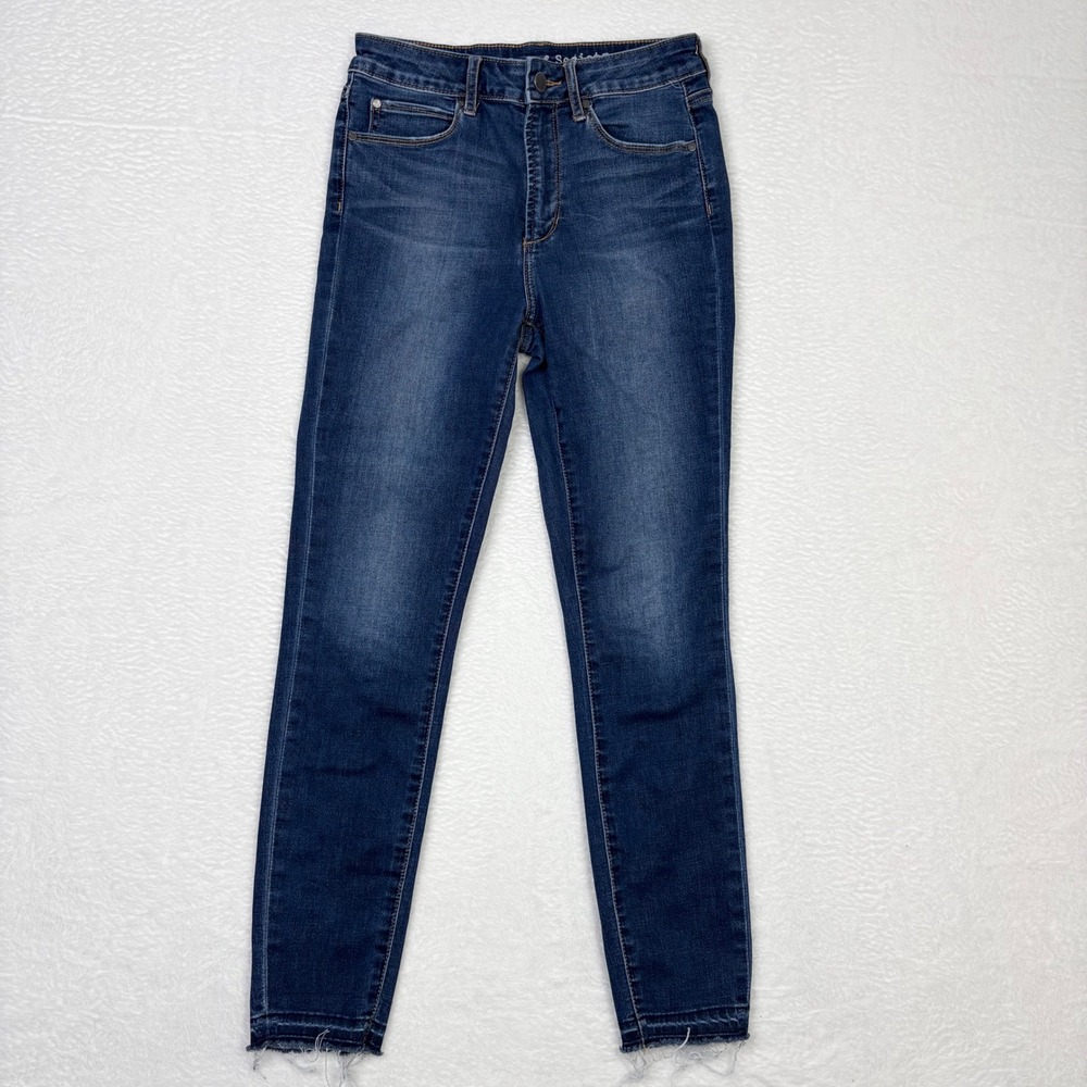 Articles of Society‎ Heather High Rise Crop Bilbao Skinny Jeans Size 26 Blue